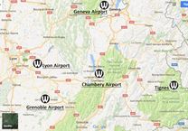 Tignes airport map